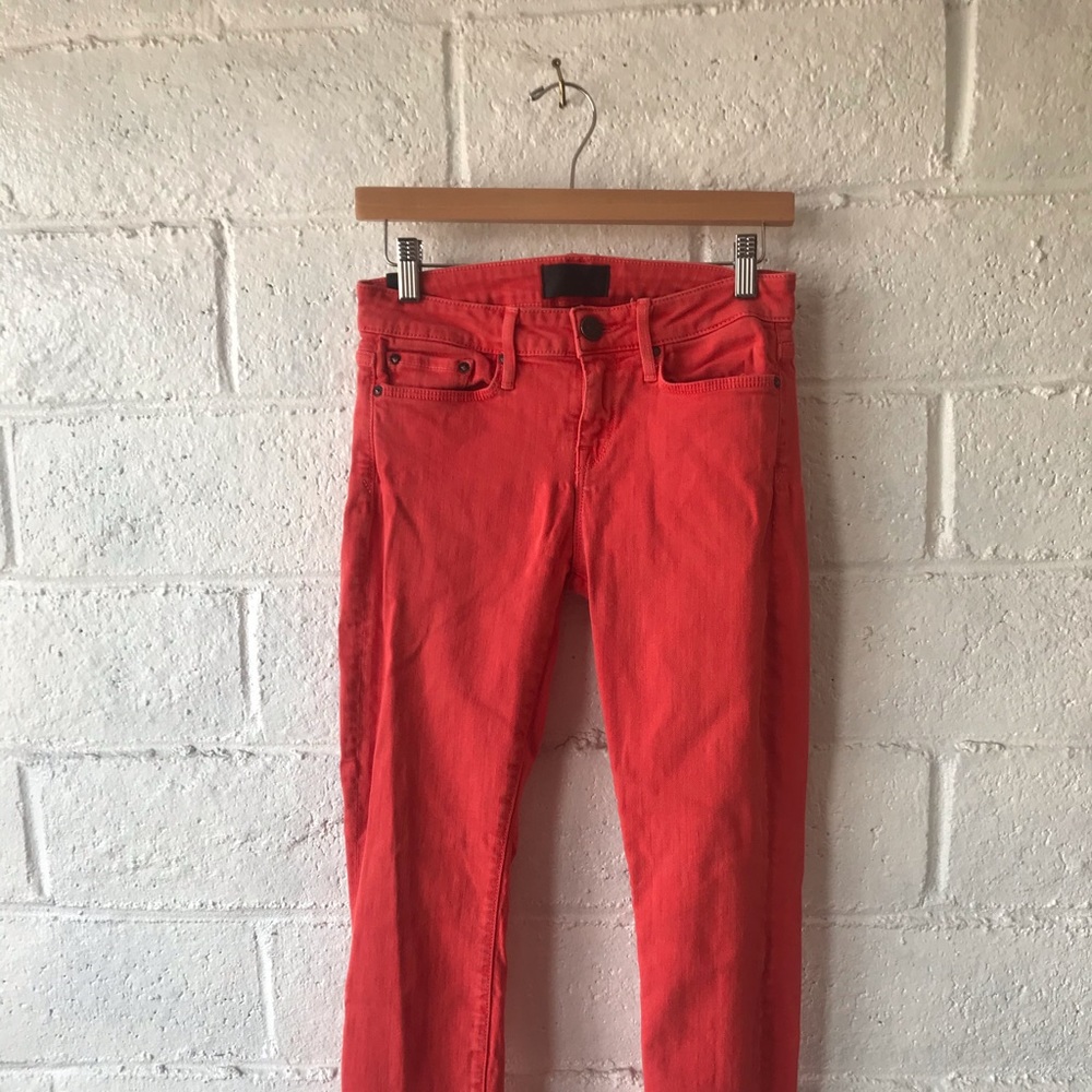 VINCE Orange Skinny Jeans Size 27